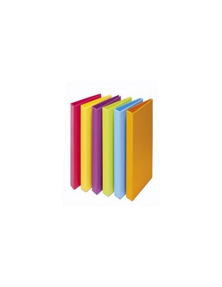 CARPETA Fº 2 ANILLAS 40 MM PVC ROSA FUN COLOR